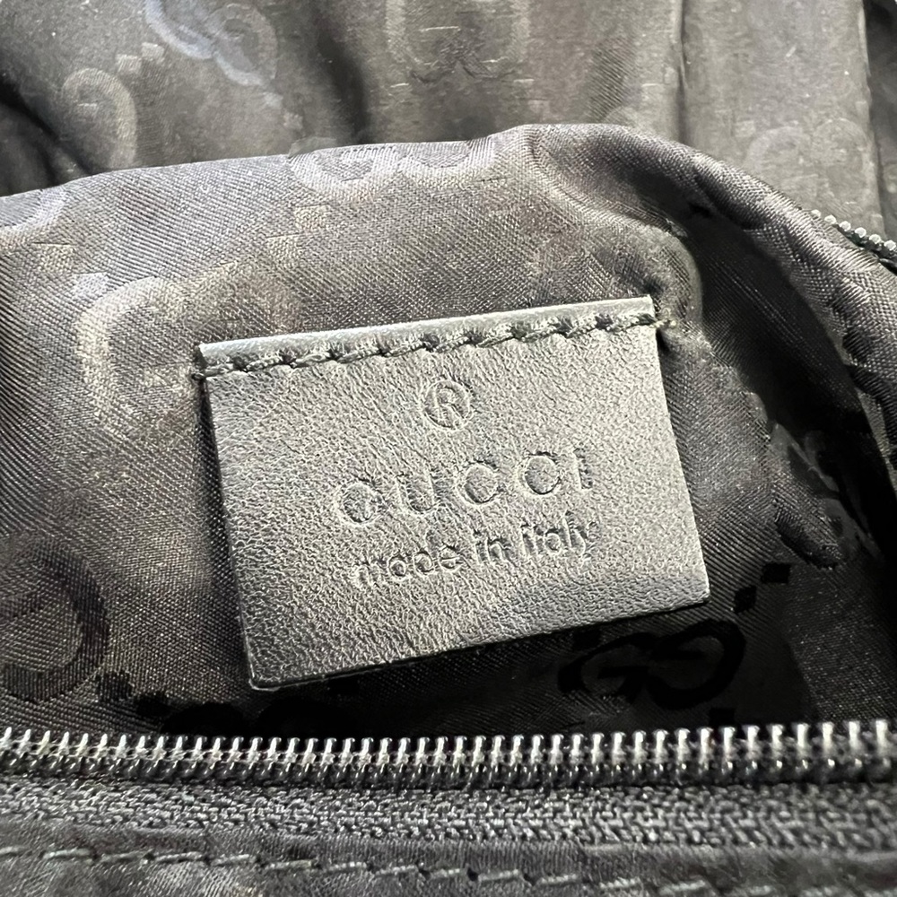 Gucci Monogram Nylon Bear Charm Backpack - image 7